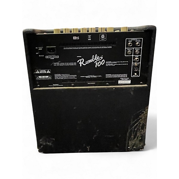Used Fender Rumble 100 1x15 100W Bass Combo Amp