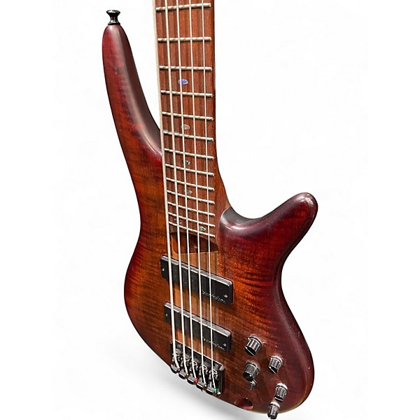 Used Ibanez SR875 Mahogany Electric Bass Guitar