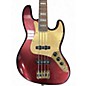 Used Squier 40th Anniversary Jazz Bass Wine Red Electric Bass Guitar