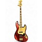 Used Squier 40th Anniversary Jazz Bass Wine Red Electric Bass Guitar