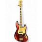 Used Squier 40th Anniversary Jazz Bass Wine Red Electric Bass Guitar