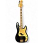 Used Squier 4Oth Anniversary Precision Bass Black Electric Bass Guitar