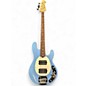 Used Sterling by Music Man Sub 4 Chopper Blue Electric Bass Guitar thumbnail