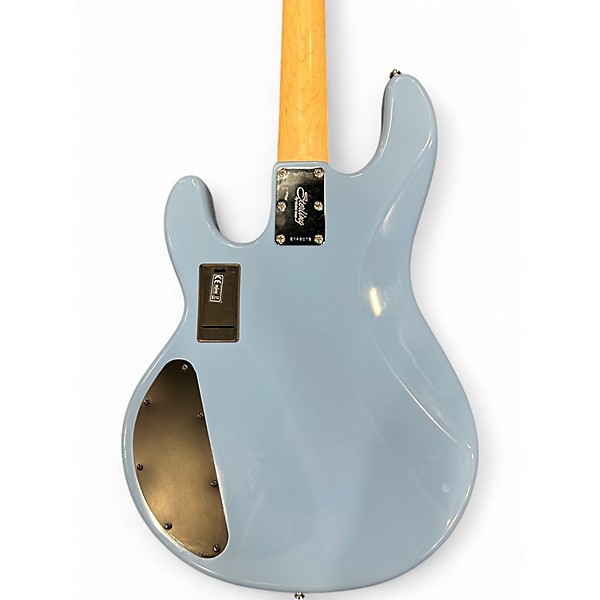 Used Sterling by Music Man Sub 4 Chopper Blue Electric Bass Guitar