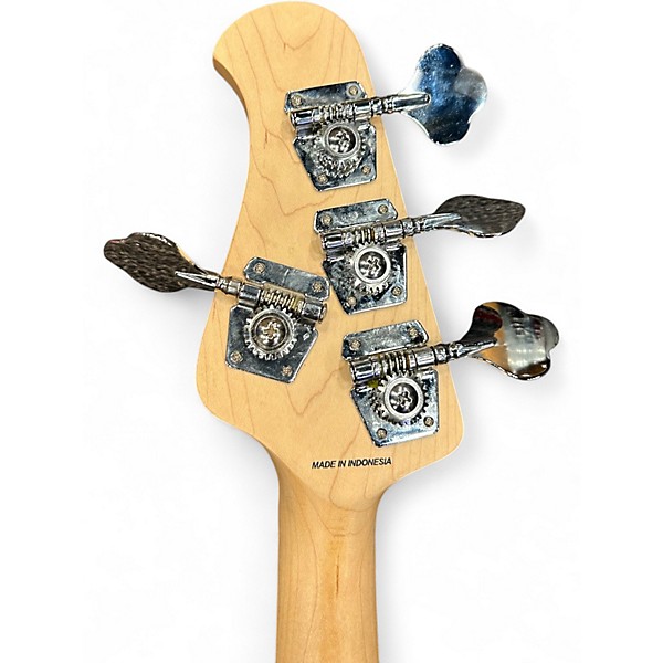 Used Sterling by Music Man Sub 4 Chopper Blue Electric Bass Guitar