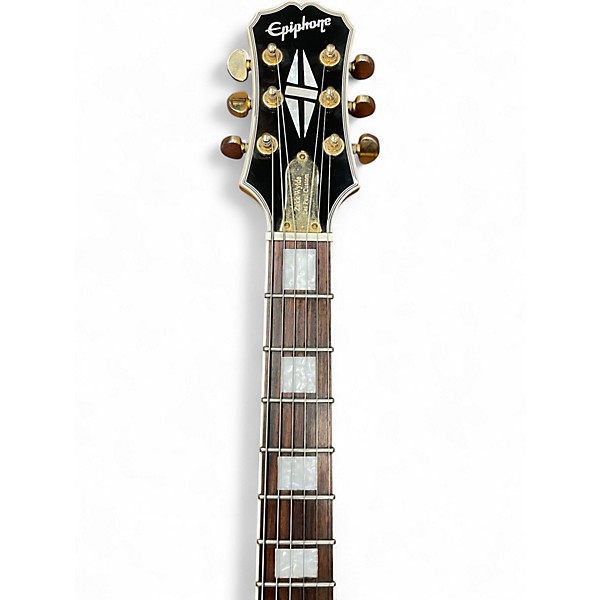 Used Epiphone Zakk Wylde Bullseye Les Paul Custom  yellow bullseye Solid Body Electric Guitar