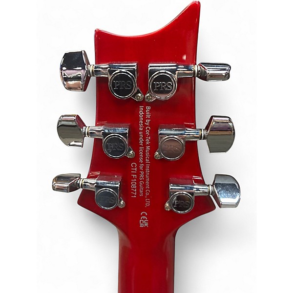 Used PRS SE Custom 24 RED Solid Body Electric Guitar