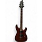Used Schecter Guitar Research Omen 6 Worn Cherry Solid Body Electric Guitar thumbnail