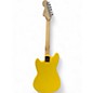 Used Squier Sonic Mustang Graffiti Yellow Solid Body Electric Guitar