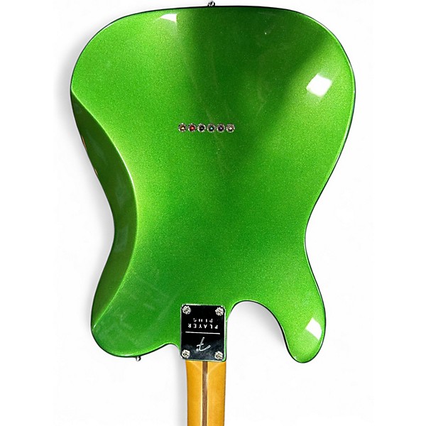 Used 2021 Fender Player Plus Telecaster Cosmic Jade Solid Body Electric Guitar