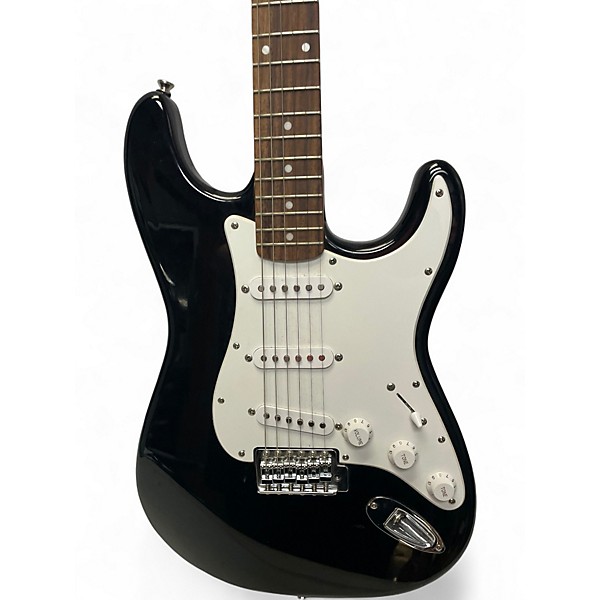 Used Squier Affinity Stratocaster Black Solid Body Electric Guitar