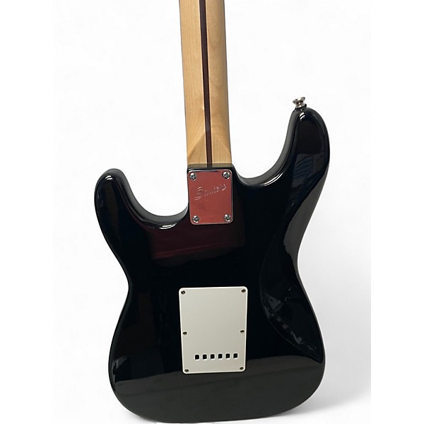 Used Squier Affinity Stratocaster Black Solid Body Electric Guitar