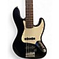 Used Squier Affinity Jazz Bass V 5 String Black Electric Bass Guitar thumbnail