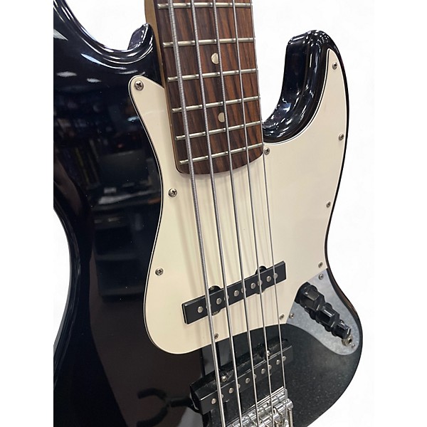 Used Squier Affinity Jazz Bass V 5 String Black Electric Bass Guitar