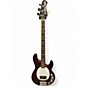 Used Ernie Ball Music Man Stingray SUB Bass Maroon Electric Bass Guitar thumbnail