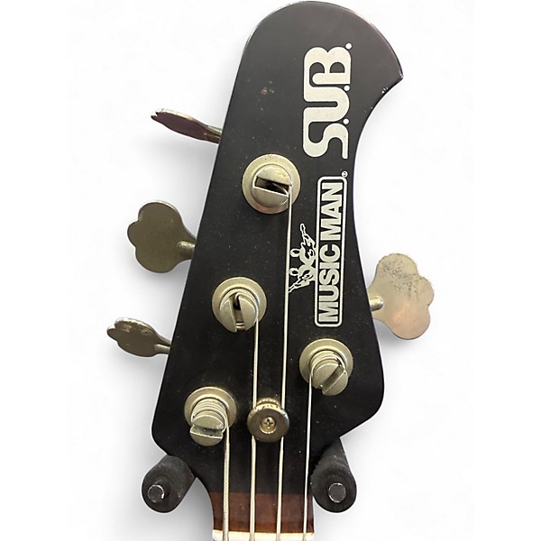 Used Ernie Ball Music Man Stingray SUB Bass Maroon Electric Bass Guitar