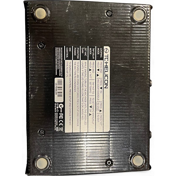 Used TC Helicon PLAY ACOUSTIC Effect Processor