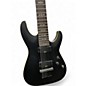 Used Schecter Guitar Research Demon 7 Satin Black Solid Body Electric Guitar thumbnail