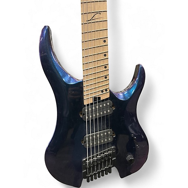 Used Legator G7FS Purple Blue Solid Body Electric Guitar