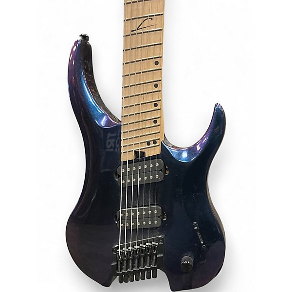 Used Legator G7FS Purple Blue Solid Body Electric Guitar