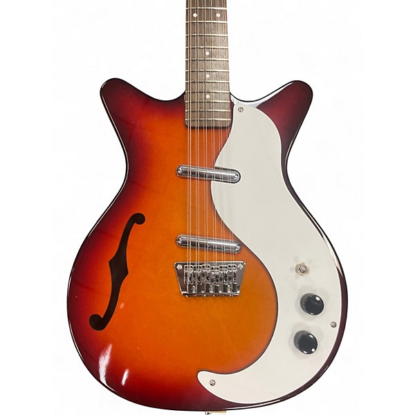 Used Danelectro 59M SUNBURST Hollow Body Electric Guitar