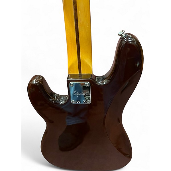 Used 2021 Squier Classic Vibe 1970S Precision Bass Walnut Electric Bass Guitar