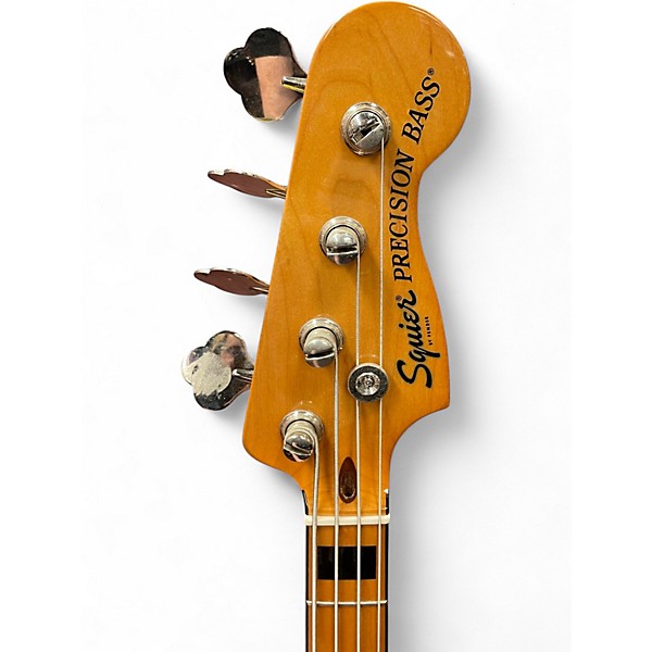 Used 2021 Squier Classic Vibe 1970S Precision Bass Walnut Electric Bass Guitar