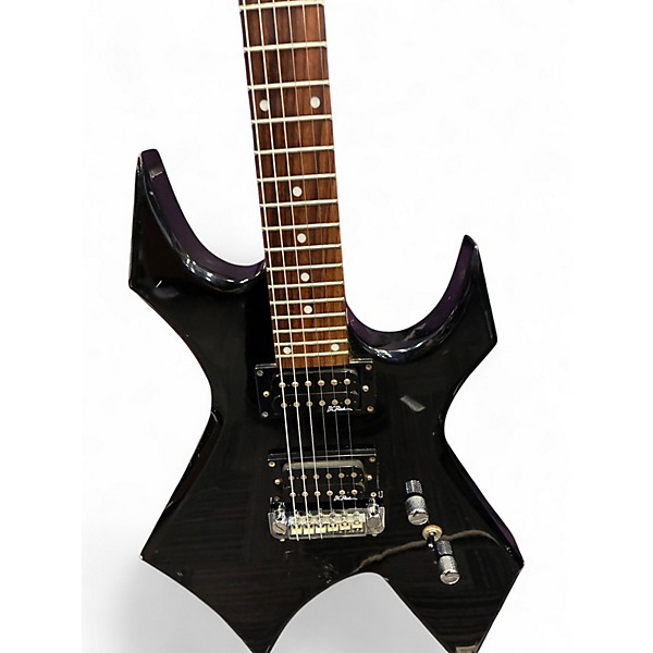 Used B.C. Rich Bronze Series Warlock Black Solid Body Electric Guitar