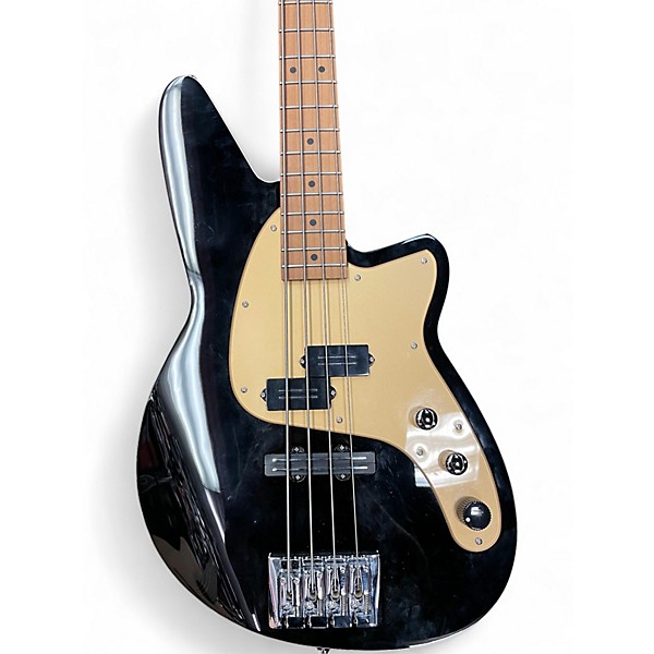 Used Reverend Decision P Midnight Black Electric Bass Guitar