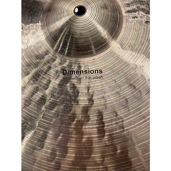 Used Paiste 16in dimentions Cymbal