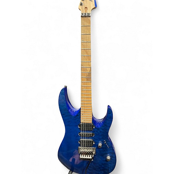 Used Mitchell HD400 Blue Solid Body Electric Guitar