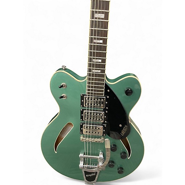 Used Gretsch Guitars G2627T Green Hollow Body Electric Guitar