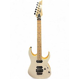 Used Ibanez RG652AHM-AWD Prestige Antique White BLOND Solid Body Electric Guitar