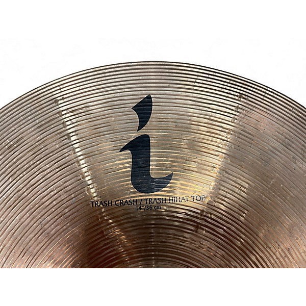 Used Zildjian 14in I SERIES TRASH CRASH / TRASH HIHAT TOP Cymbal