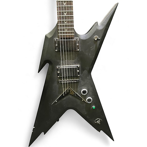 Used Dean Razorback Black Solid Body Electric Guitar