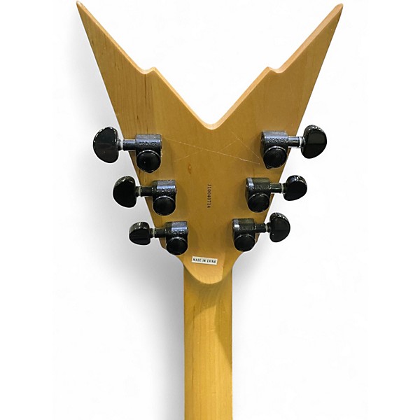 Used Dean Razorback Black Solid Body Electric Guitar