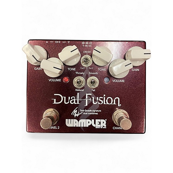 Used Wampler Dual Fusion Tom Quayle Signature Overdrive Effect Pedal