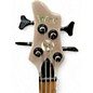 Used Aio Wolf S4 Trans White Electric Bass Guitar