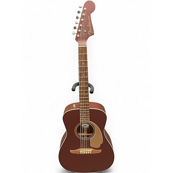 Used Fender MALIBU PLAYER BGD WN Burgundy Acoustic Guitar