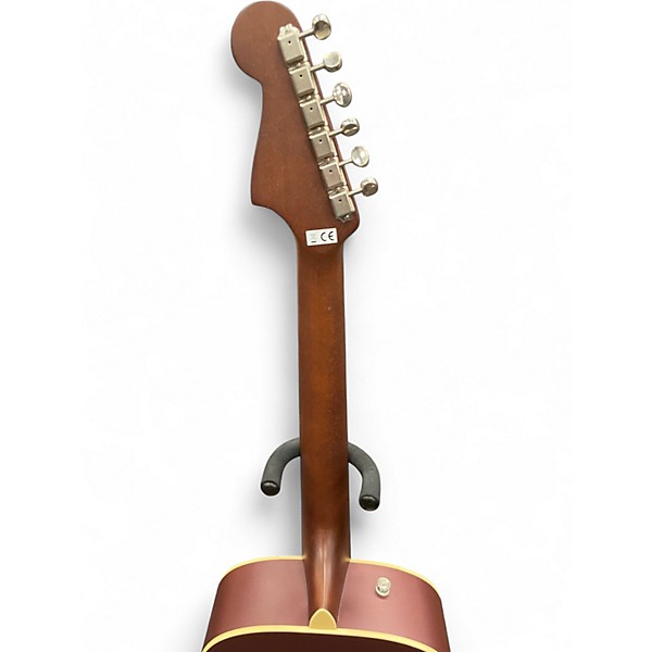 Used Fender MALIBU PLAYER BGD WN Burgundy Acoustic Guitar