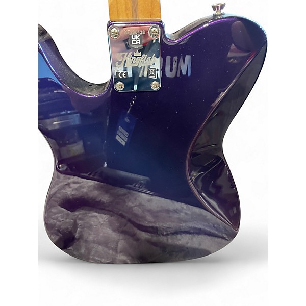 Used Fender KINGFISH TELECASTER DELUXE Purple Solid Body Electric Guitar