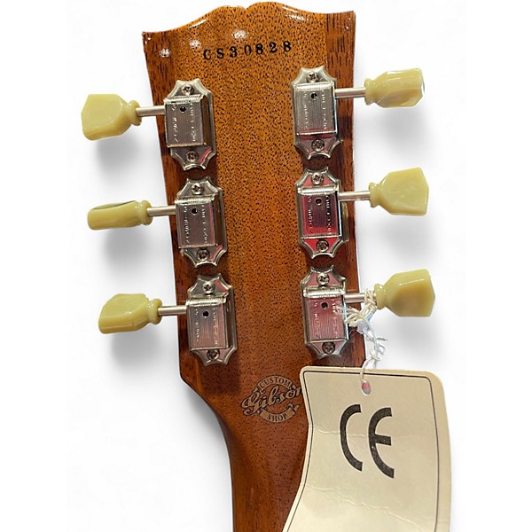 Used Gibson CUSTOM SHOP LES PAUL CLASS 5 Q BLUE PURLE QUILT Solid Body Electric Guitar