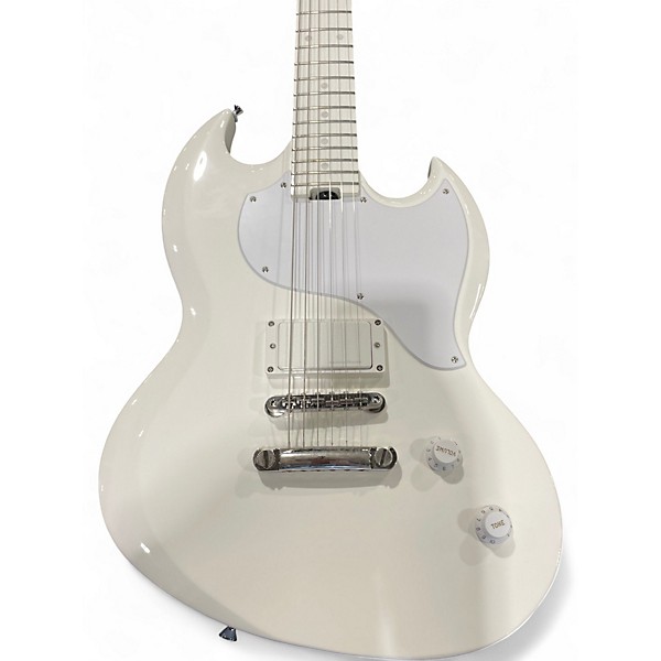 Used Edwards YASUNO WHITE Solid Body Electric Guitar