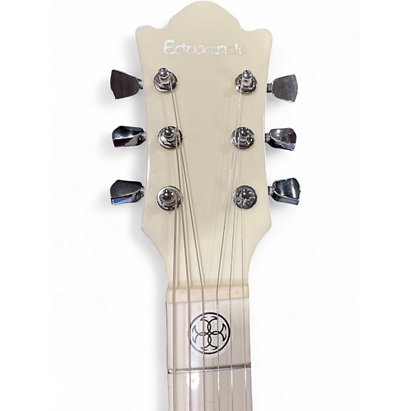 Used Edwards YASUNO WHITE Solid Body Electric Guitar