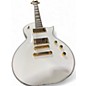 Used ESP LTD EC1000 Deluxe WHITE AND GOLD Solid Body Electric Guitar thumbnail