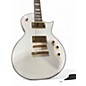Used ESP LTD EC1000 Deluxe WHITE AND GOLD Solid Body Electric Guitar