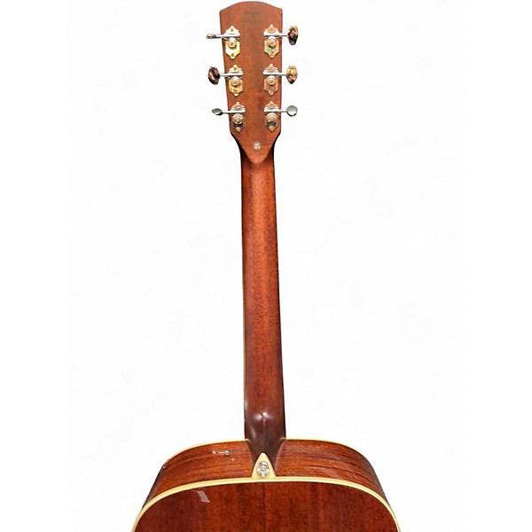 Used Alvarez MD60E Herringbone Natural Acoustic Electric Guitar