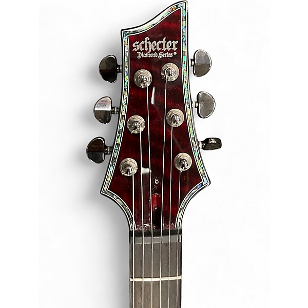 Used Schecter Guitar Research Hellraiser C1 oxe blood red Solid Body Electric Guitar