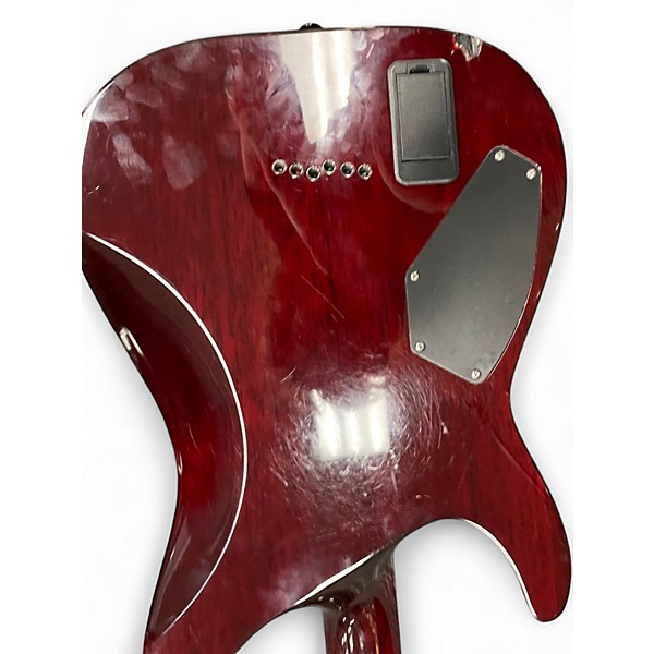Used Schecter Guitar Research Hellraiser C1 oxe blood red Solid Body Electric Guitar