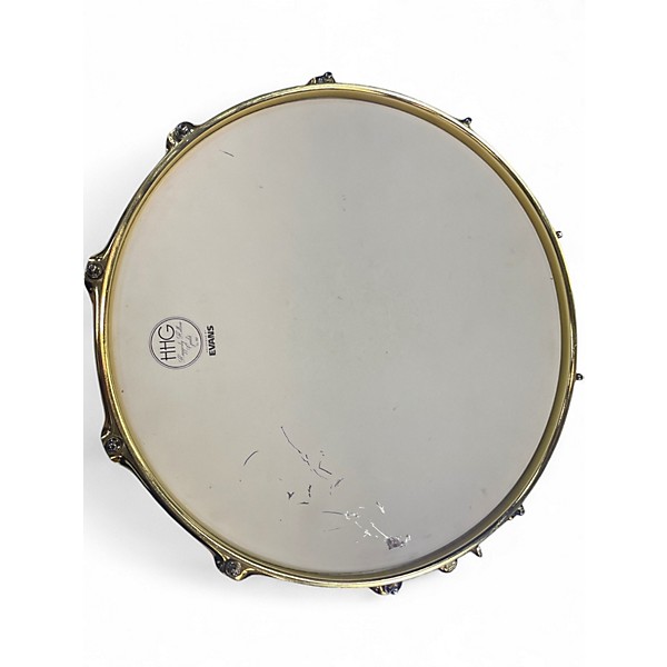 Used Ludwig 14in Classic Maple Snare WHITE ABALONE Drum